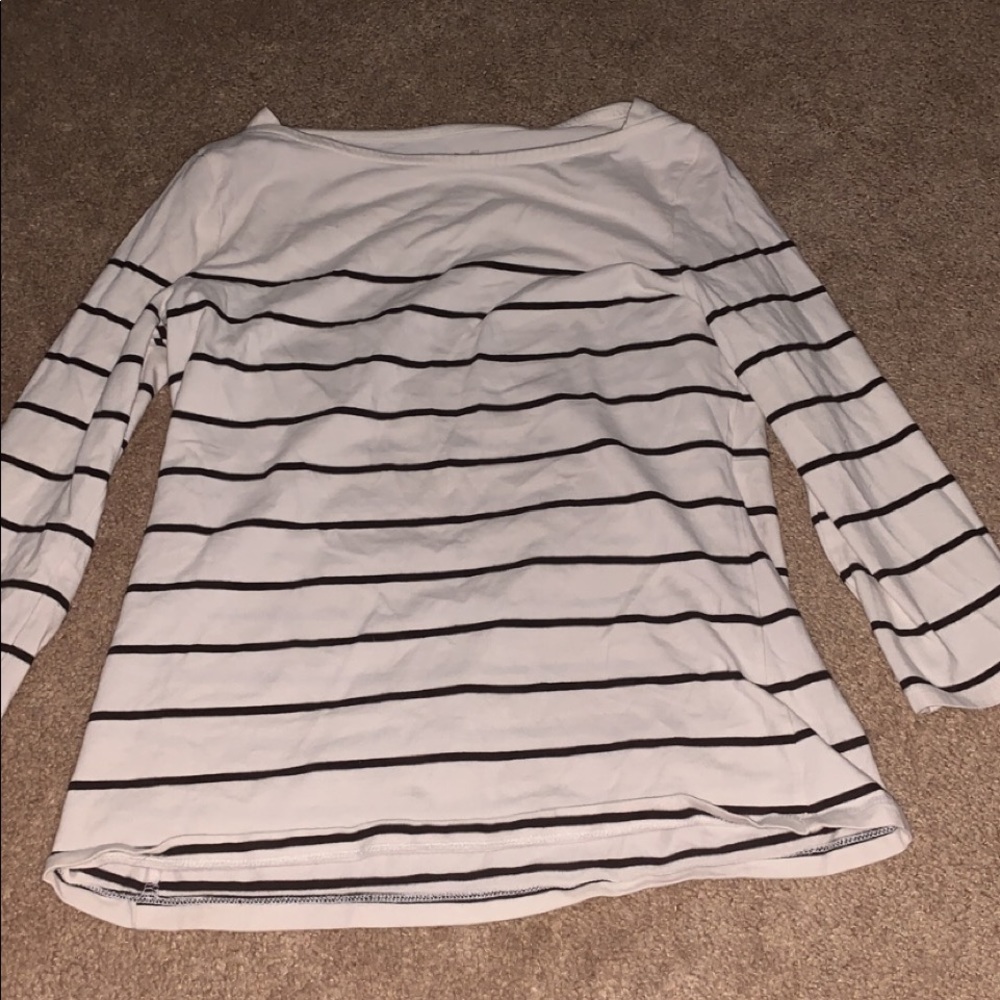 Black and white shirt